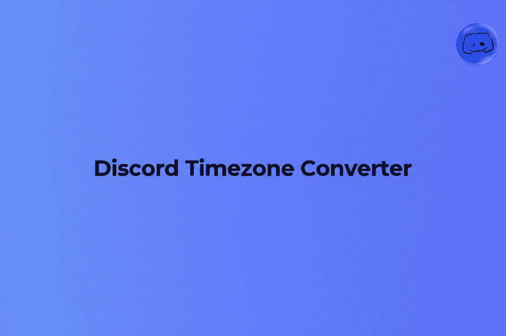 Discord Timezone Converter
